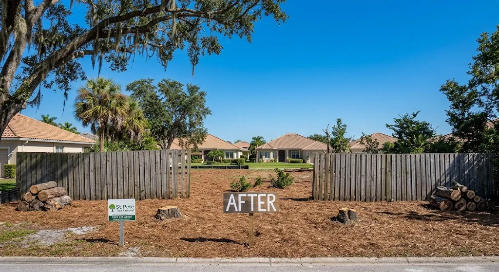 The same Shore Acres property cleared and cleaned up after removal